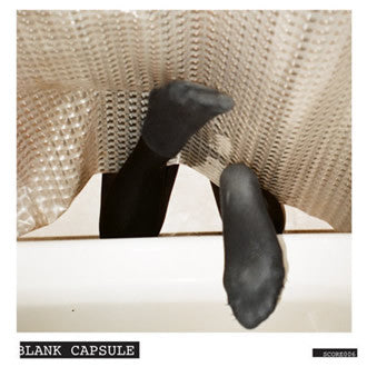 Blank Capsule – I (7", Clear With Black Marbling, Hi-Scores Recording Library, 2012) Back Cover