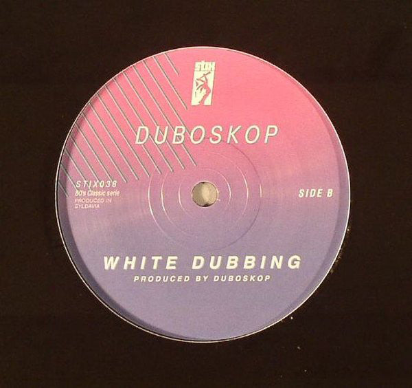 Duboskop – Girls On Dub (7", Stix, 2014) Back Cover