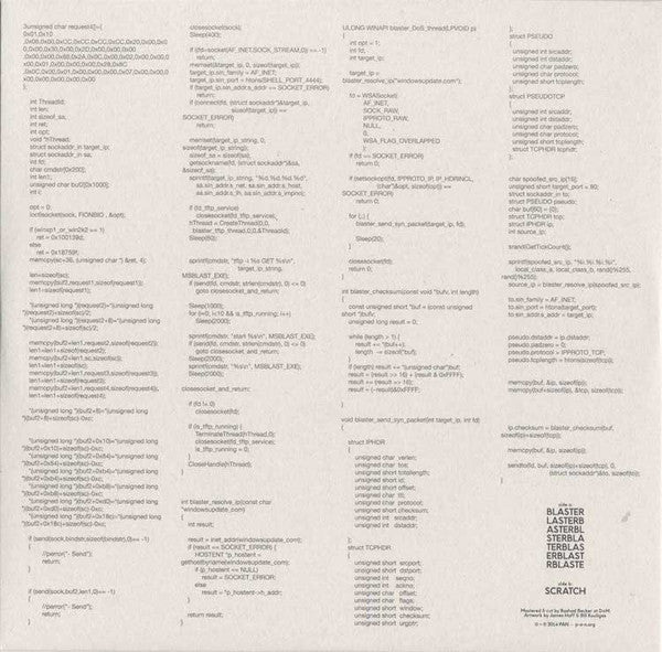 James Hoff – Blaster (LP, Pan, 2014) Image 4