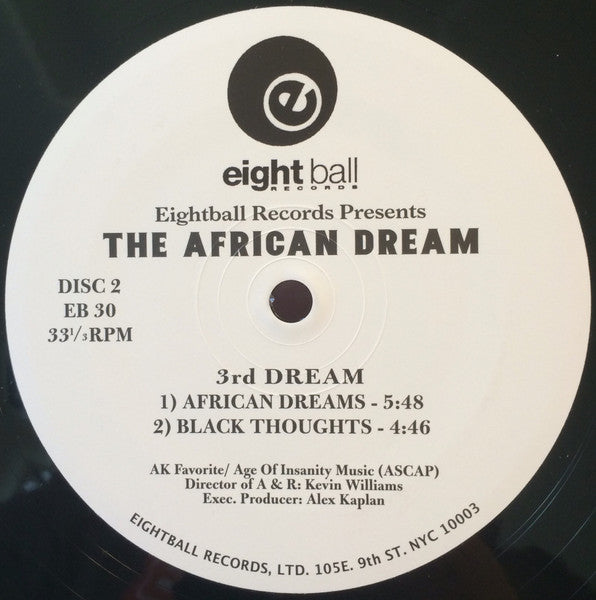 The African Dream – The African Dream (2x12", Eightball Records, 2014) Image 5