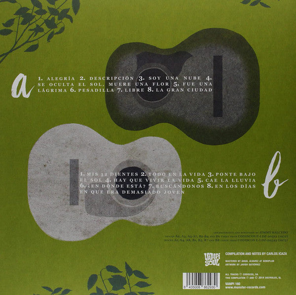 Elia y Elizabeth – La Onda De Elia y Elizabeth (LP, Vampi Soul, 2014) Back Cover