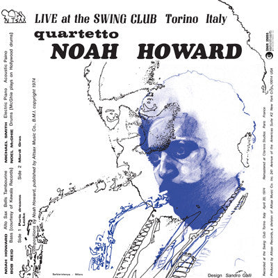 Noah Howard Quartetto – Live At The Swing Club Torino Italy (CD, seriE.WOC, 2014) Back Cover