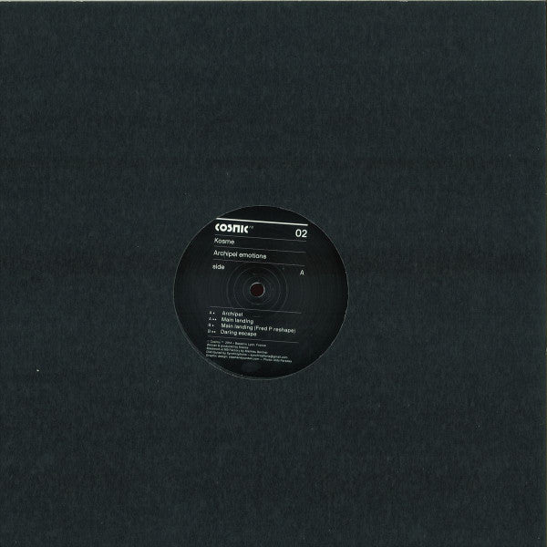Kosme – Archipel Emotions (12", Cosmic AD, 2014) Image 3