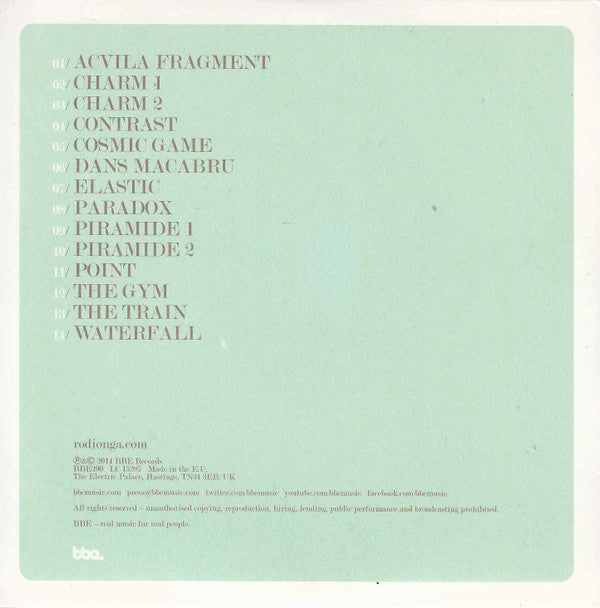 Rodion G.A. – Behind The Curtain (The Lost Album) (CD, BBE, 2014) Back Cover