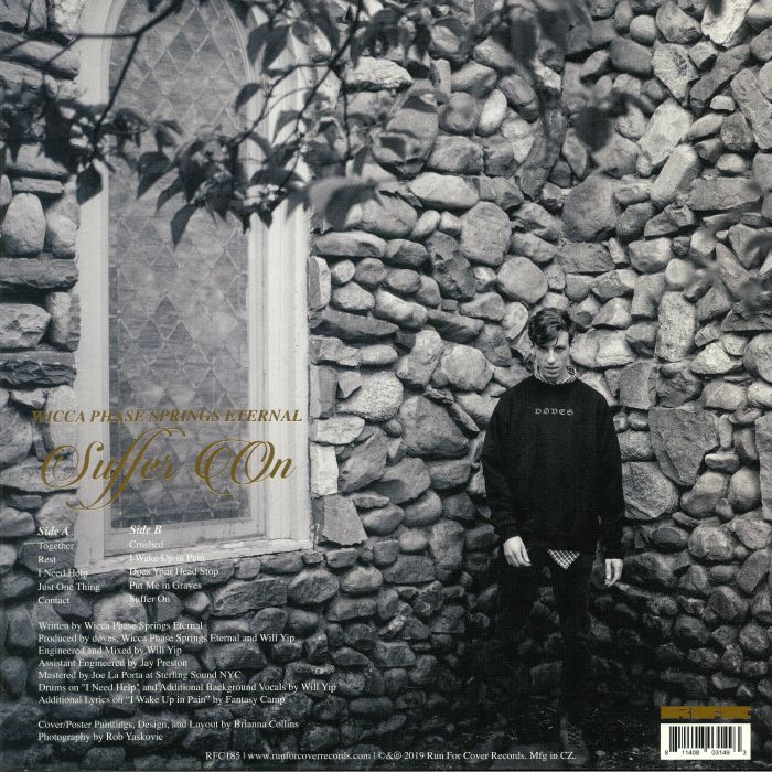 Wicca Phase Springs Eternal – Suffer On (LP, Clear, Run For Cover Records, 2020) Back Cover