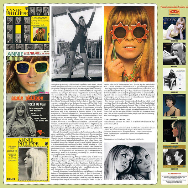Annie Philippe – Sensationnel! • Yé-Yé Bonbons 1965-1968 (LP, Red, Ace, 2015) Image 5
