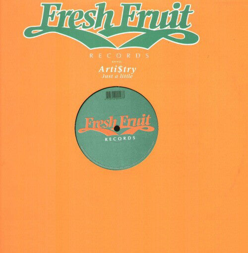 Arti$try – Just A Little (12", Fresh Fruit Records, 1999) Back Cover