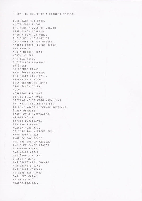 Innercity – ABABABABABABAS (Blue Lion Child) (LP, Grey Smoke, Further Records, 2015) Image 5