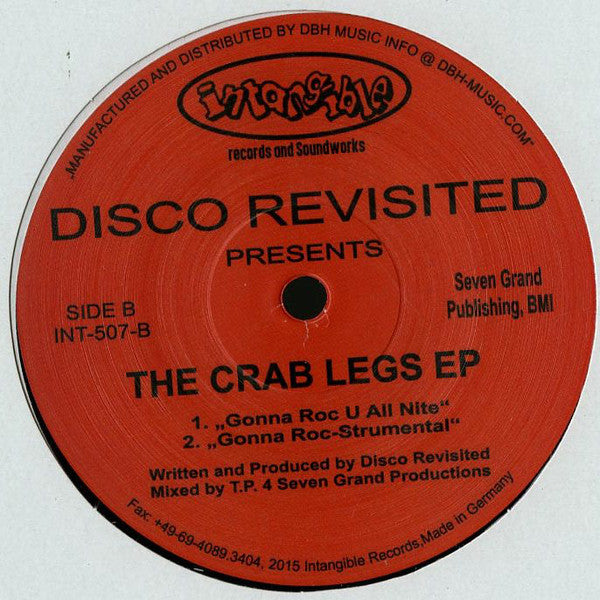 Disco Revisited : The Crab Legs EP (12", EP, RE)