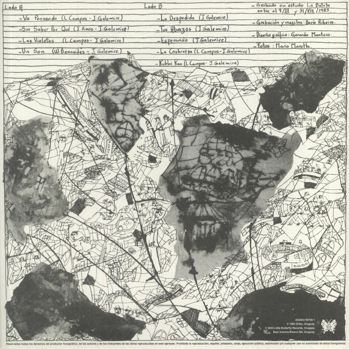 Jorge Galemire – Segundos Afuera (LP, Little Butterfly Records, 2022) Back Cover