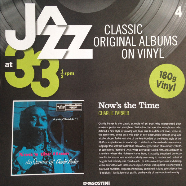 The Quartet Of Charlie Parker – Now's The Time (LP, 180 Gram, Verve Records, 2016) Image 5
