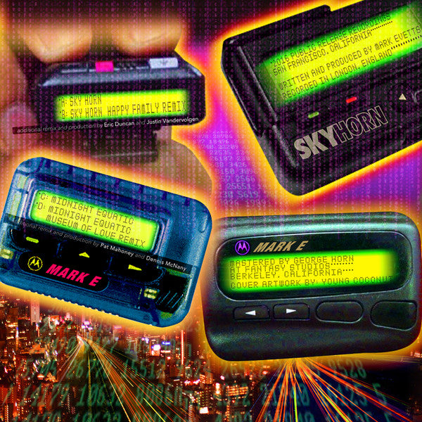 Mark E – Sky Horn (2x12", Public Release, 2016) Back Cover