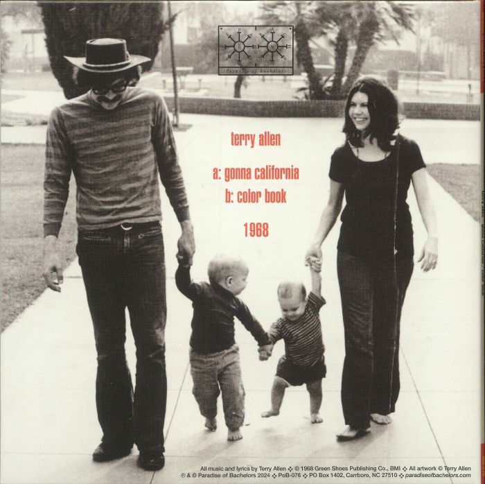 Terry Allen - Gonna California / Color Book (7")