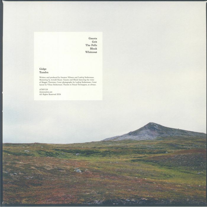 Gidge – Tundra (12", Atomnation, 2024) Back Cover