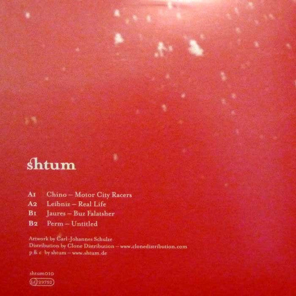Various – shtum 010 (12", Shtum, 2016) Back Cover