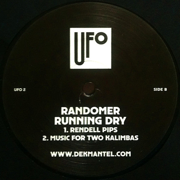 Randomer – Running Dry (12", Dekmantel UFO Series, 2016) Image 4