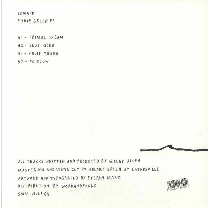 Edward – Eddie Green EP (12", Smallville Records, 2024) Back Cover