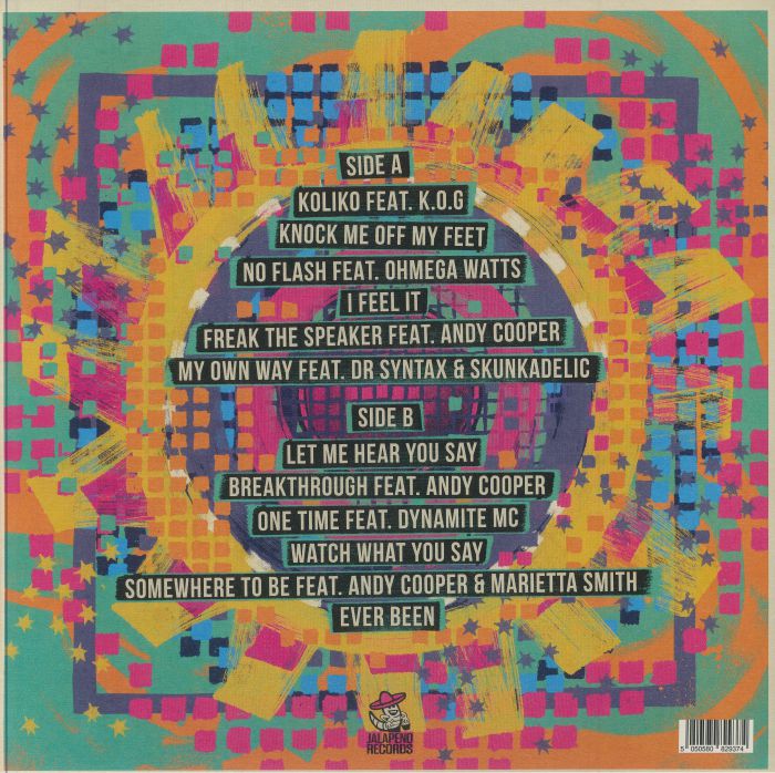 The Allergies – Freak The Speaker (LP, Jalapeno Records, 2024) Back Cover