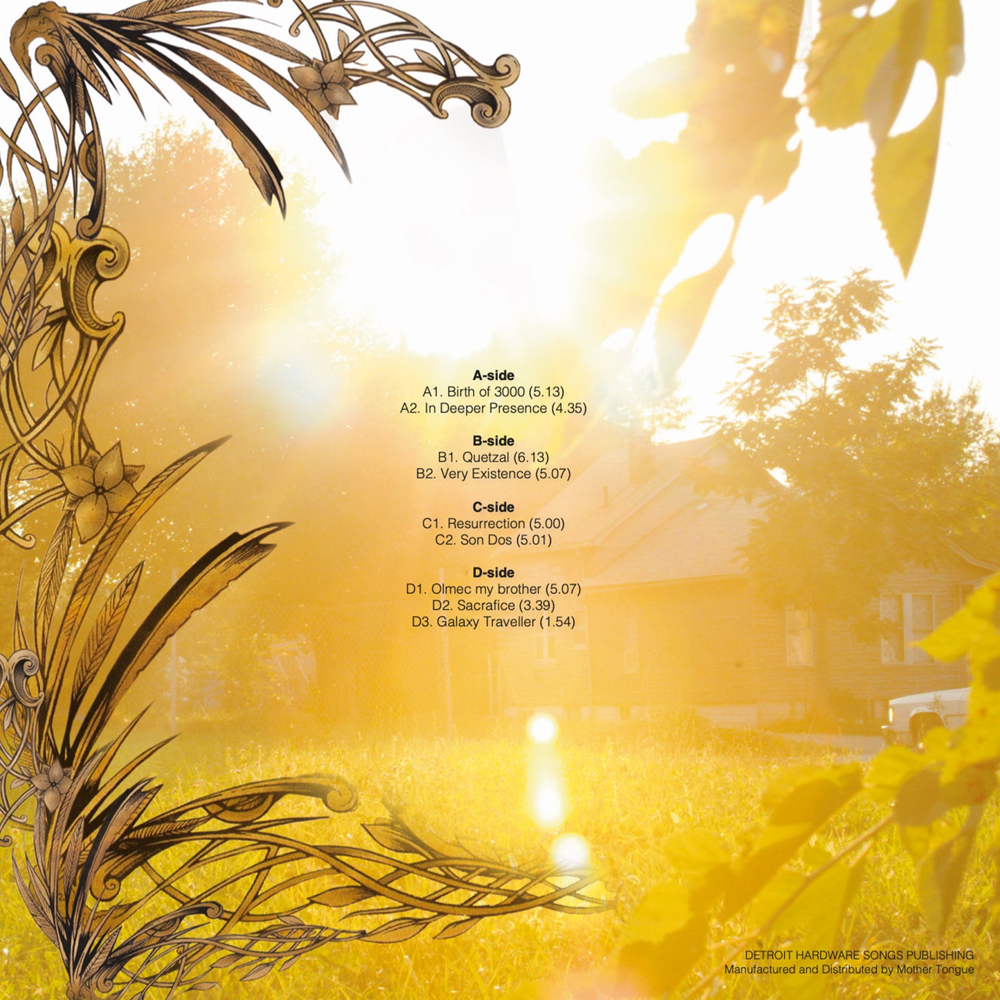 Los Hermanos – On Another Level (2xLP, Los Hermanos, 2024) Back Cover