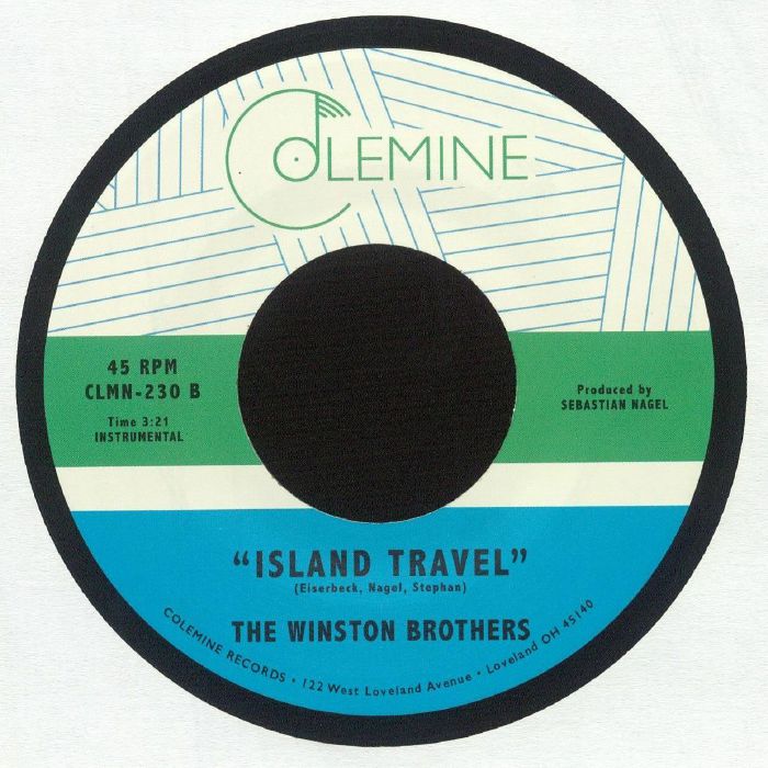 The Winston Brothers – Straight Shooter (7", Colemine Records, 2024) Back Cover