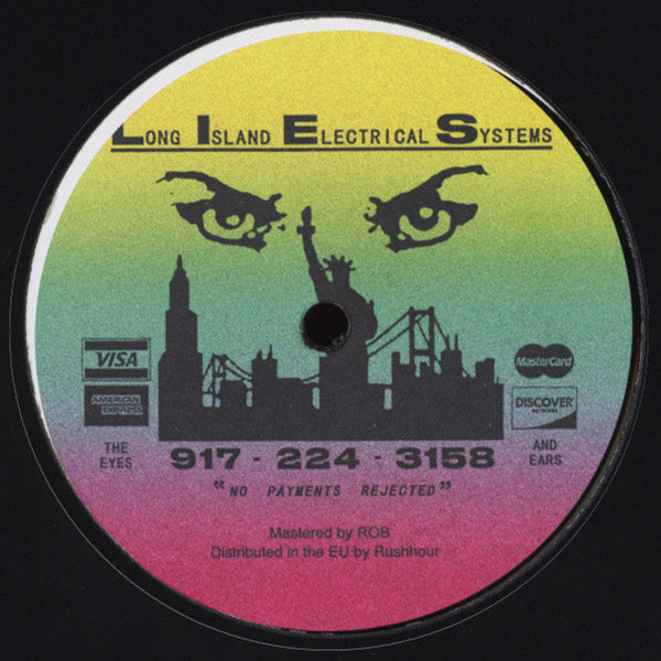 M//R – Untitled (12", L.I.E.S. Records, 2016) Back Cover