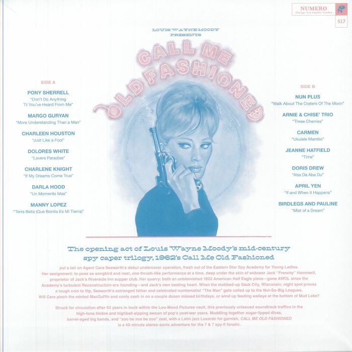 Louis Wayne Moody Various – Call Me Old Fashioned (LP, Numero Group, 2025) Back Cover