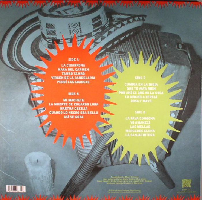 Andrés Landero – Yo Amaneci (2xLP, Vampi Soul, 2016) Back Cover
