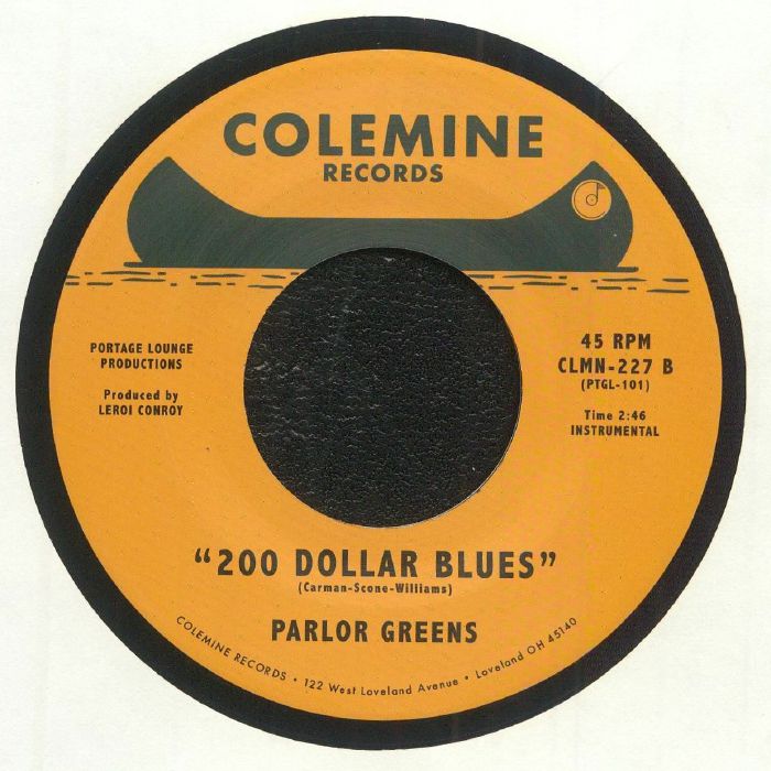 Parlor Greens – Driptorch (7", Colemine Records, 2025) Back Cover