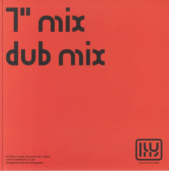 Comb Edits – Por Amor (7", I Travel to You, 2024) Back Cover