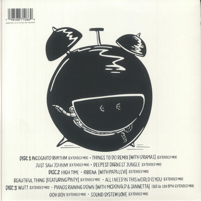 4am Kru – Incognito Rhythm (3x12", Gatefold, Embrace The Real Records, 2024) Back Cover