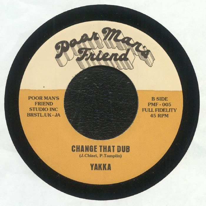 Cornell Campbell – Change Your Ways (7", Poor Man's Friend Records, 2025) Back Cover