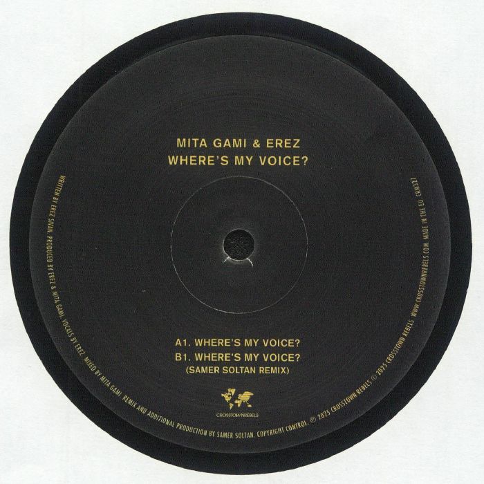 Mita Gami & Erez - Where's My Voice (12")