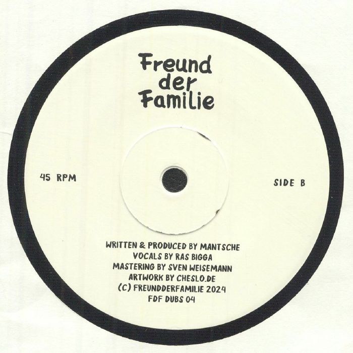 Mantsche - Dub Poetry EP (7")