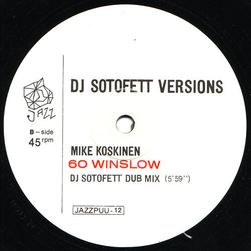 Day Is Over Mike Koskinen – DJ Sotofett Versions - 458 R.T. / 60 Winslow (12", Jazzpuu, 2016) Image 4