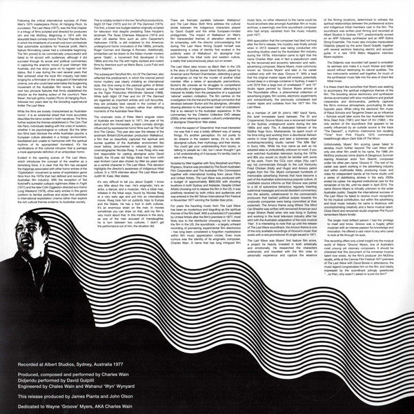 Charles Wain – The Last Wave (LP, The Roundtable, 2016) Image 5