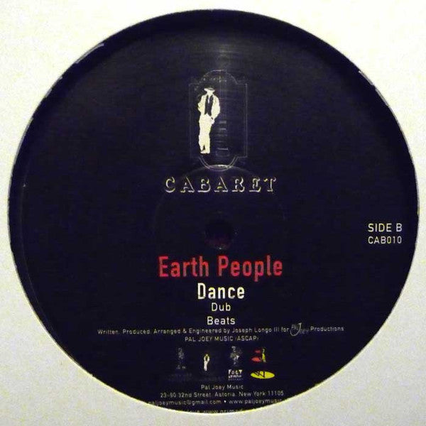 Earth People – Dance (12", Cabaret, 2016) Back Cover
