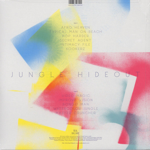 Sorcerer – Jungle Hideout (LP, Real Balearic, 2017) Back Cover