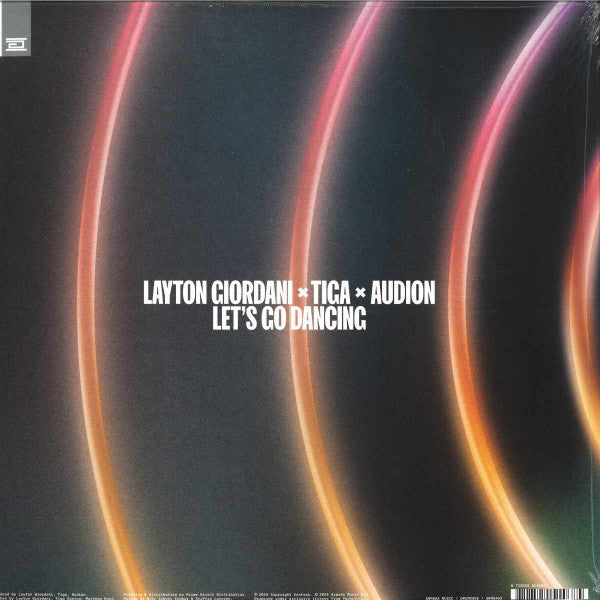 Layton Giordani × Tiga × Audion - Let's Go Dancing (12") (Neon Violet)