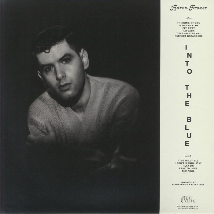 Aaron Frazer – Into The Blue (LP, Dead Oceans, 2024) Back Cover