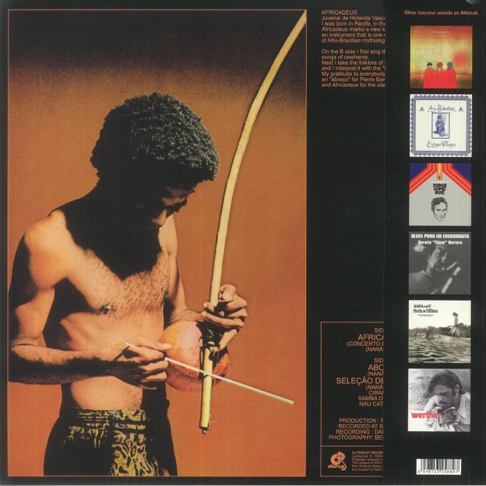 Nana – Africadeus (LP, Gatefold, Altercat Records, 2023) Back Cover
