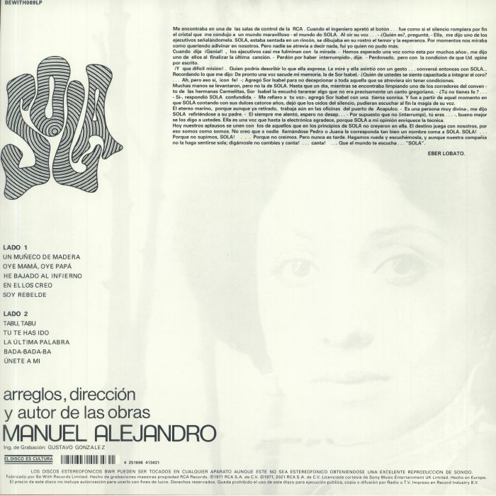 Sola - Sola (LP) (140g)