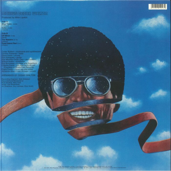 Cedar Walton – Mobius (LP, Be With Records, 2024) Back Cover