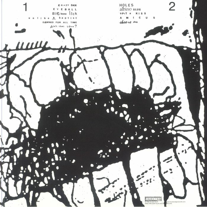 Scratch Acid – Just Keep Eating (LP, Clear, Touch And Go, 2025) Back Cover