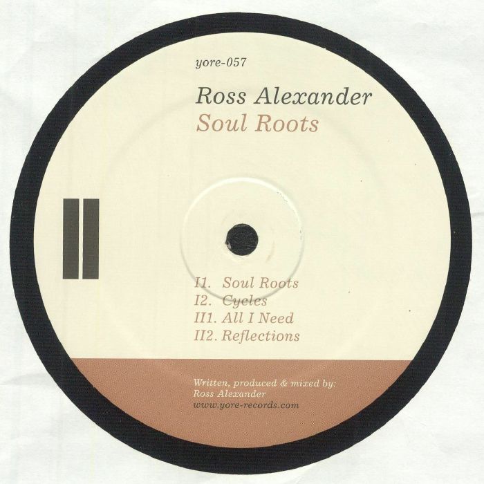 Ross Alexander – Soul Roots (12", Yore Records) Back Cover