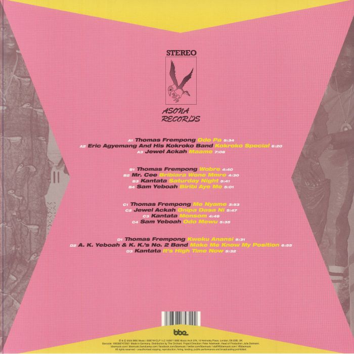 Various - The Best Of Asona Records (Classic 80's Burger Highlife From Ghana) (2xLP)