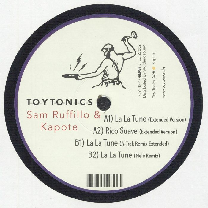 Sam Ruffillo Kapote – Robot Salsa (Remix EP) (12", Toy Tonics, 2025) Back Cover