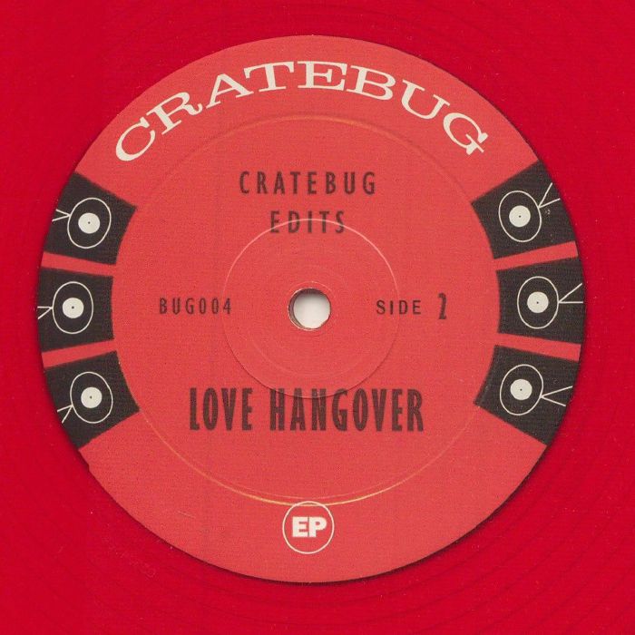Cratebug – Cratebug Edits (12", Red, Bug Records (CHGO), 2025) Back Cover