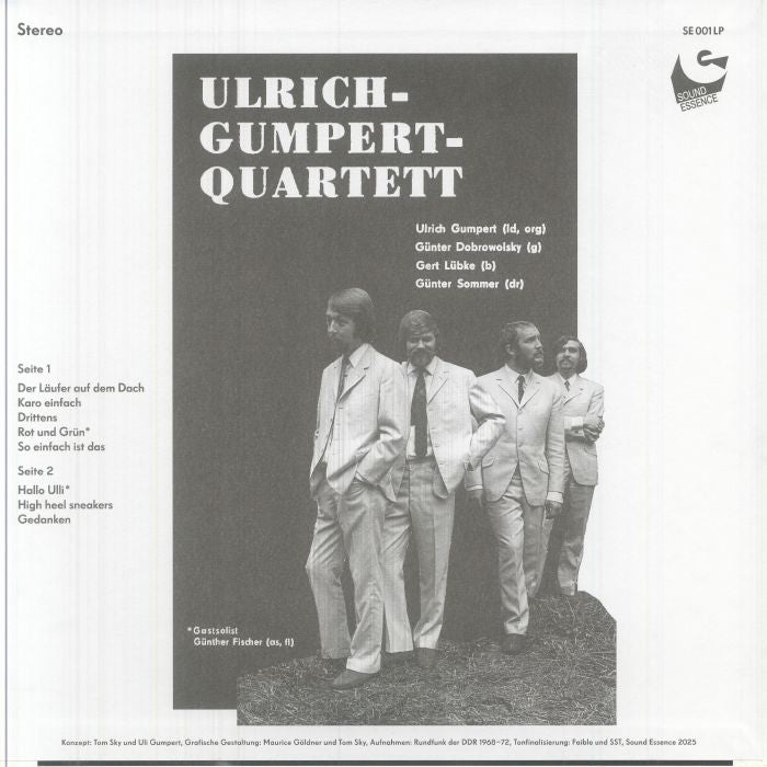 Ulrich-Gumpert-Quartett – So Einfach Ist Das (LP, Sound Essence, 2025) Back Cover