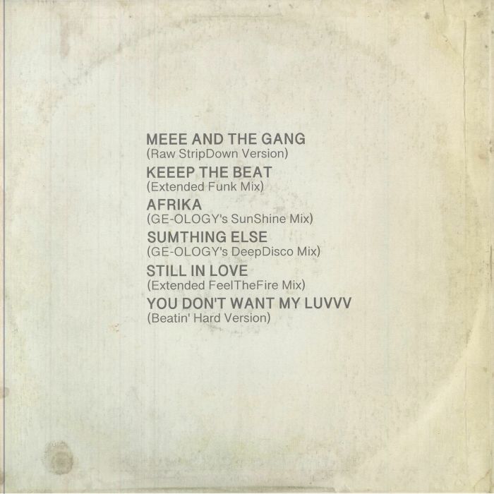 GE-OLOGY - Versions (Part Two) (2x12")