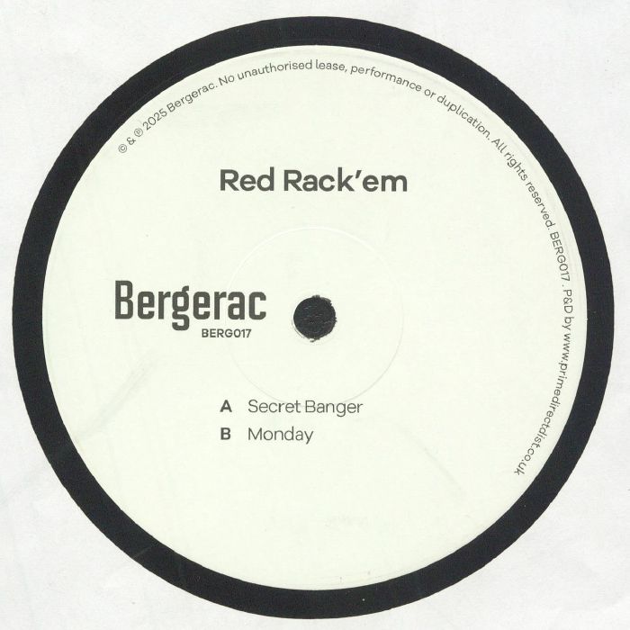 Red Rack'Em - Secret Banger (12")